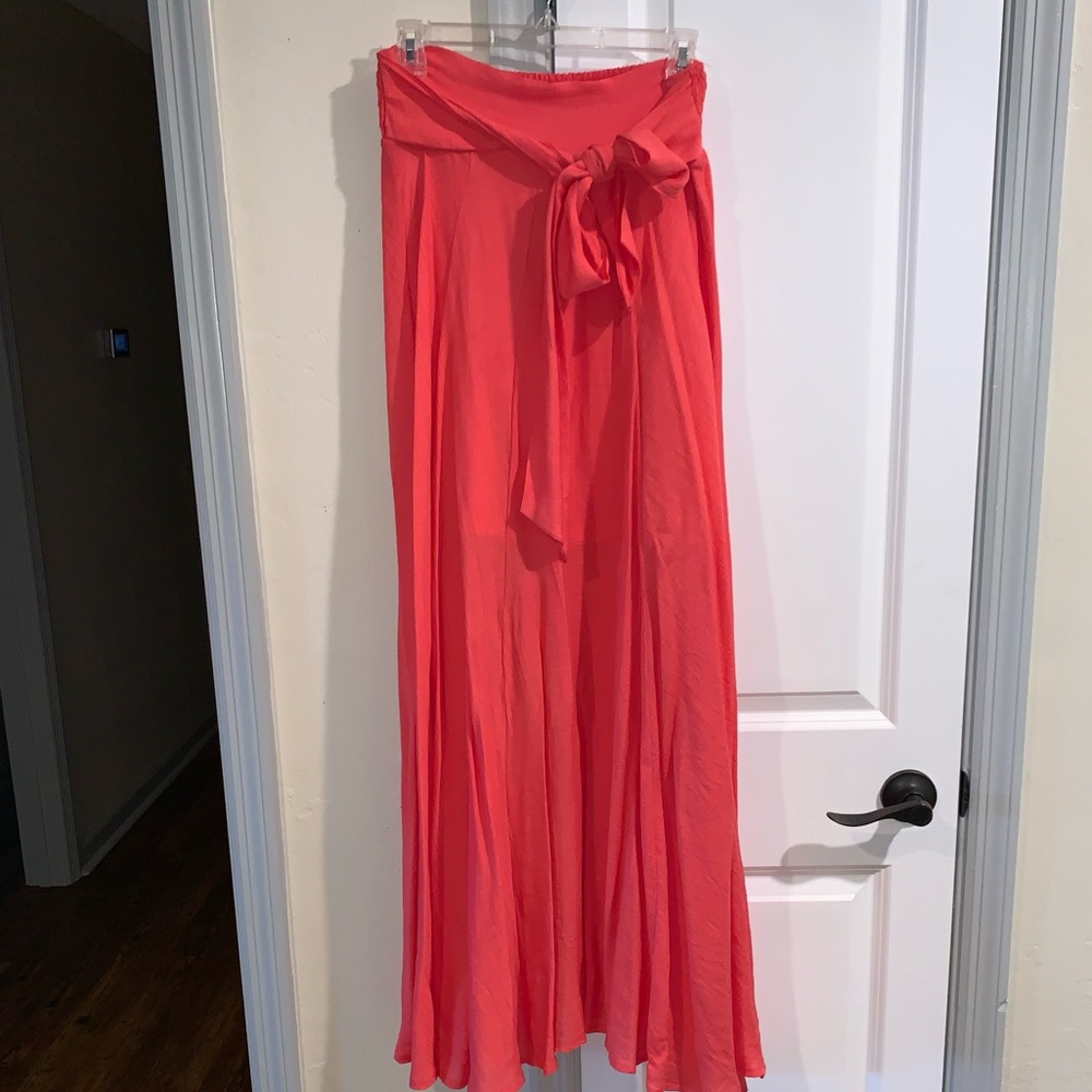 Coral Maxi Skirt